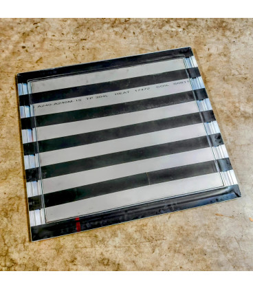 Nerezová hygienická dezinfekční rohož - 93 x 83 x 2 cm