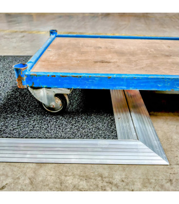 Nerezová hygienická dezinfekční rohož - 93 x 83 x 2 cm