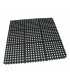 Modulární gumová protiúnavová rohož s otvory - 91 x 91 x 1,2 cm