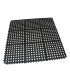 Modulární gumová protiúnavová rohož s otvory - 91 x 91 x 1,2 cm