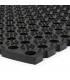 Gumová vstupní čistící půlkruhová rohož Honeycomb - 75 x 45 x 2,2 cm