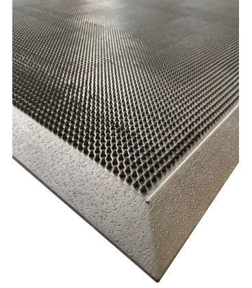 Gumová vstupní kartáčová rohož Scrub - 100 x 60 x 0,5 cm