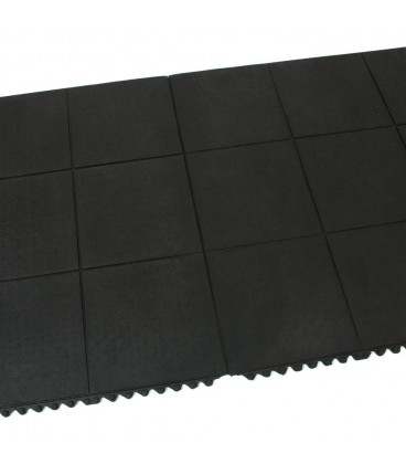 Gumová protiúnavová modulární rohož Rigid Tile - 91 x 91 x 1,4 cm