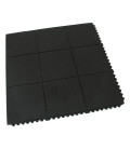 Gumová protiúnavová modulární rohož plná - 91 x 91 x 1,6 cm