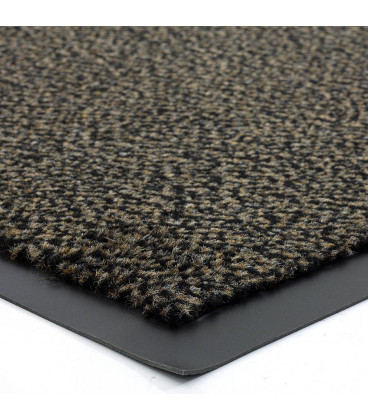 Vstupní hnědá čistící rohož Amber - 90 x 300 x 0,5 cm