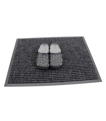 Vstupní antracitová vnitřní čistící rohož Belton - 60 x 80 x 0,6 cm