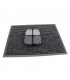 Vstupní antracitová vnitřní čistící rohož Belton - 60 x 80 x 0,6 cm