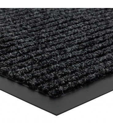 Vstupní antracitová vnitřní čistící rohož Belton - 60 x 80 x 0,6 cm