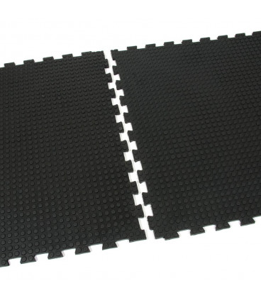 Zátěžová gumová protiúnavová podlaha s bublinkovým efektem - 100 x 100 x 1,7 cm