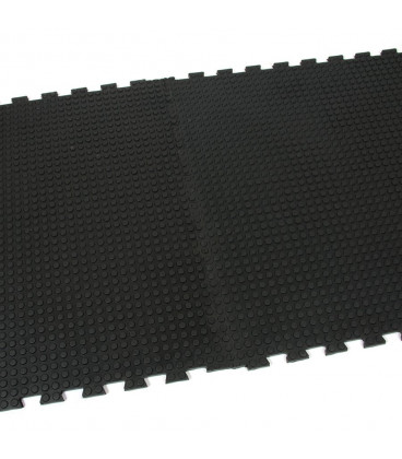 Zátěžová gumová protiúnavová podlaha s bublinkovým efektem - 100 x 100 x 1,7 cm