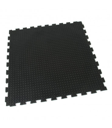 Zátěžová gumová protiúnavová podlaha s bublinkovým efektem - 100 x 100 x 1,7 cm